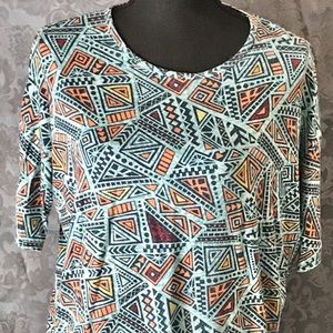 LulaRoe Hi-low Printed Dress